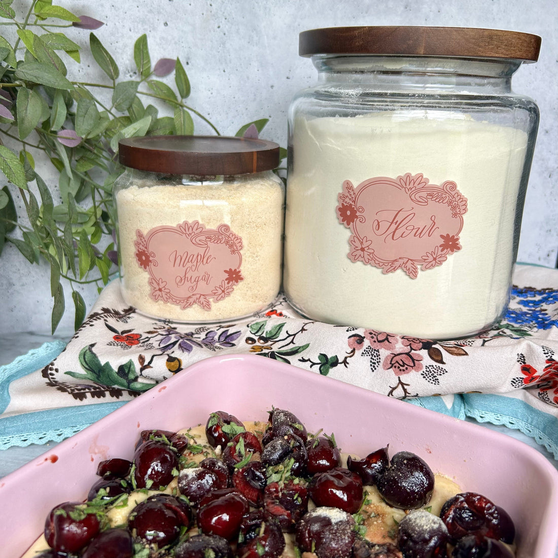 Summer Cherry, Balsamic & Rosemary Focaccia